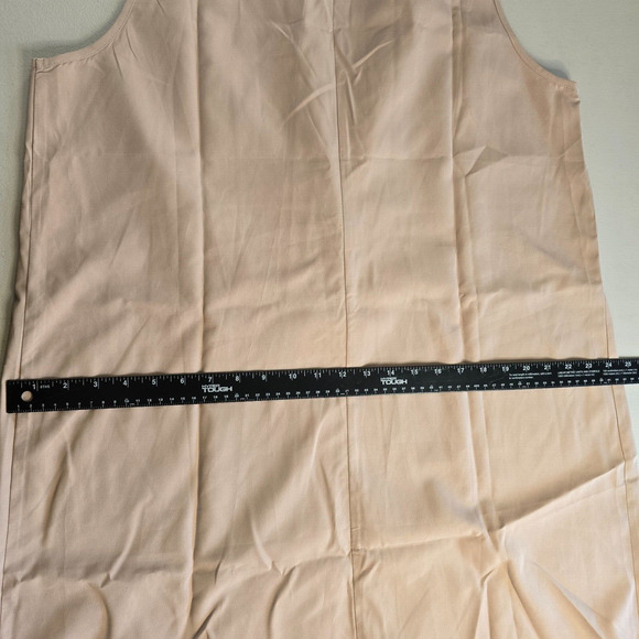 Shein Sleeveless Cardigan Women's 0XL Beige One Button Closure Long Length - Picture 10 of 16